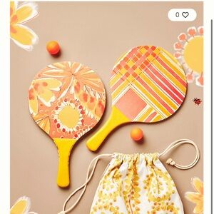 Vera for Anthropologie- Table Tennis Set